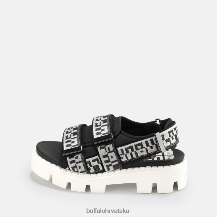 crno Buffalo raven tec slide vegan |sandale TDD6T640
